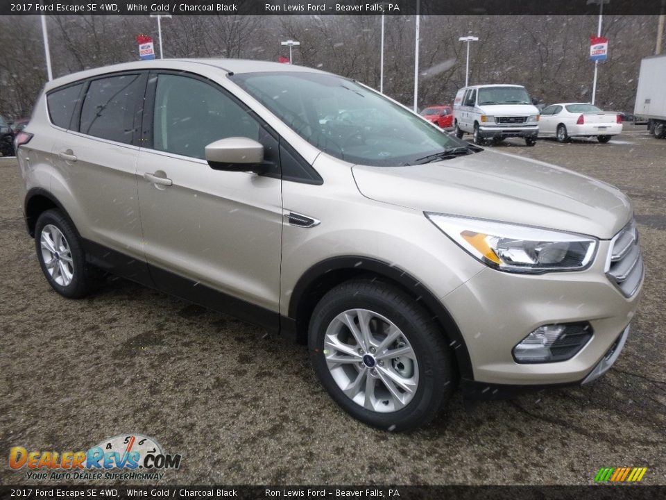 2017 Ford Escape SE 4WD White Gold / Charcoal Black Photo #9