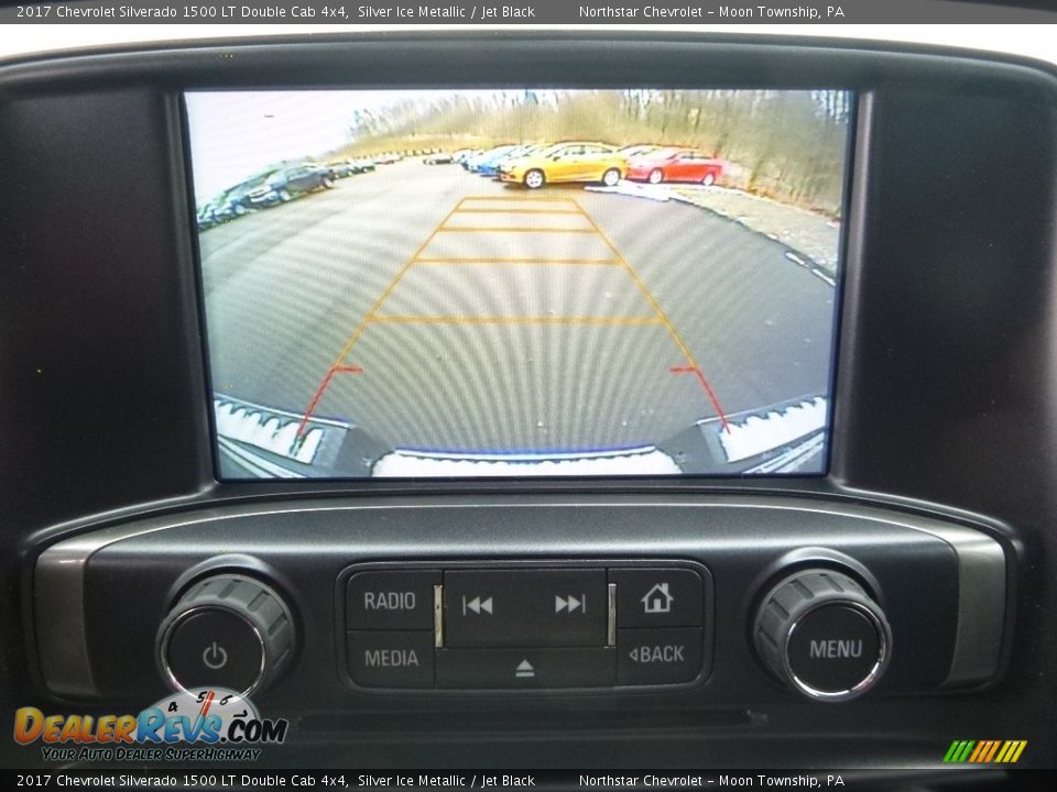 2017 Chevrolet Silverado 1500 LT Double Cab 4x4 Silver Ice Metallic / Jet Black Photo #19