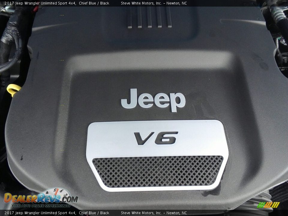 2017 Jeep Wrangler Unlimited Sport 4x4 Chief Blue / Black Photo #9