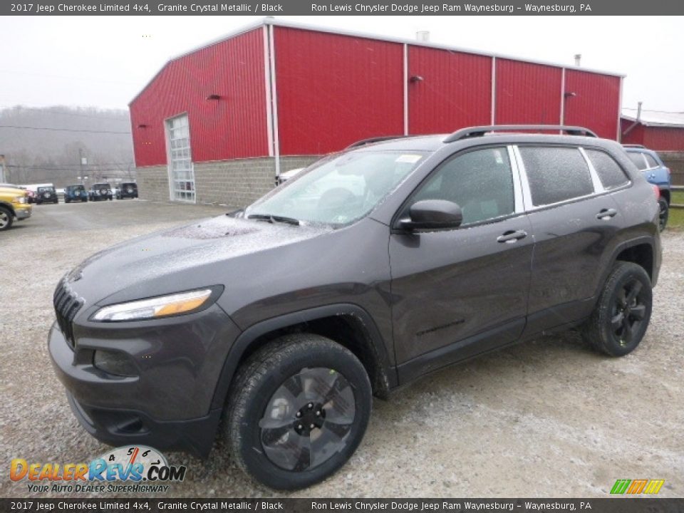 2017 Jeep Cherokee Limited 4x4 Granite Crystal Metallic / Black Photo #1
