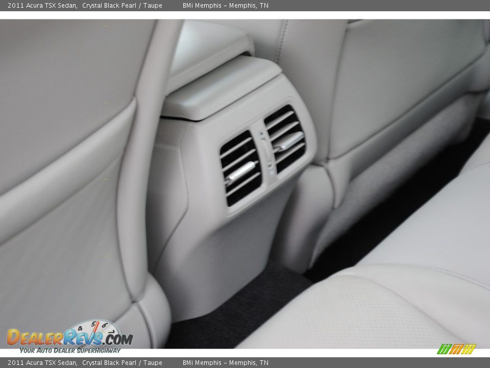 2011 Acura TSX Sedan Crystal Black Pearl / Taupe Photo #21