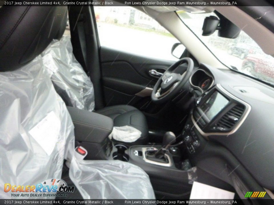 2017 Jeep Cherokee Limited 4x4 Granite Crystal Metallic / Black Photo #9
