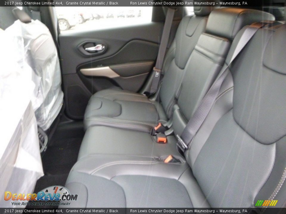 2017 Jeep Cherokee Limited 4x4 Granite Crystal Metallic / Black Photo #12