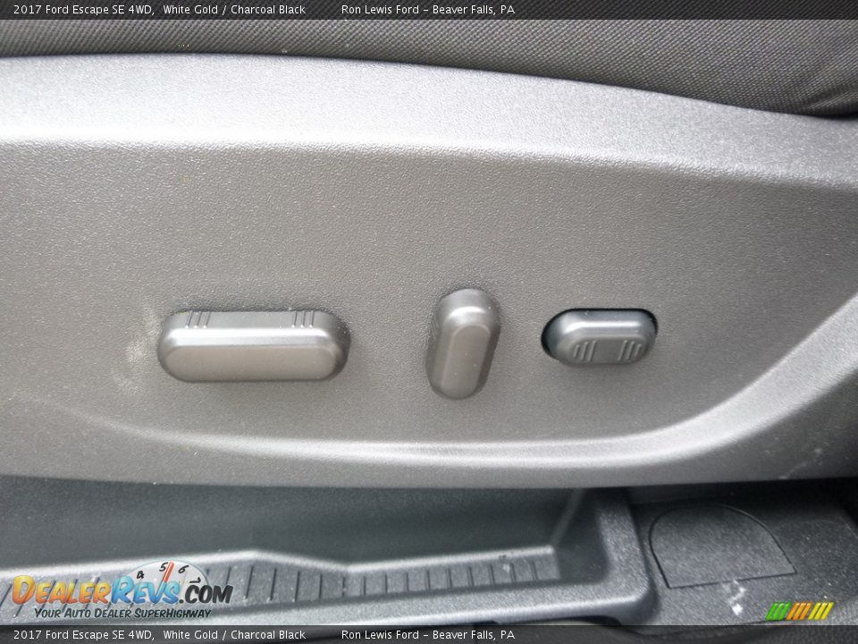 2017 Ford Escape SE 4WD White Gold / Charcoal Black Photo #16