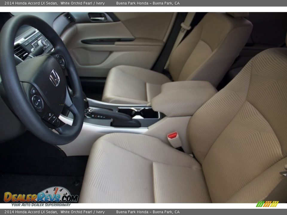 2014 Honda Accord LX Sedan White Orchid Pearl / Ivory Photo #3