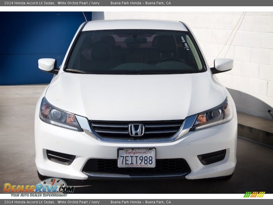 2014 Honda Accord LX Sedan White Orchid Pearl / Ivory Photo #7