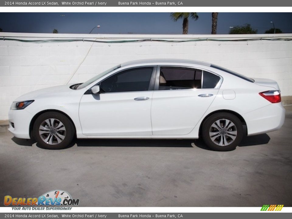2014 Honda Accord LX Sedan White Orchid Pearl / Ivory Photo #10