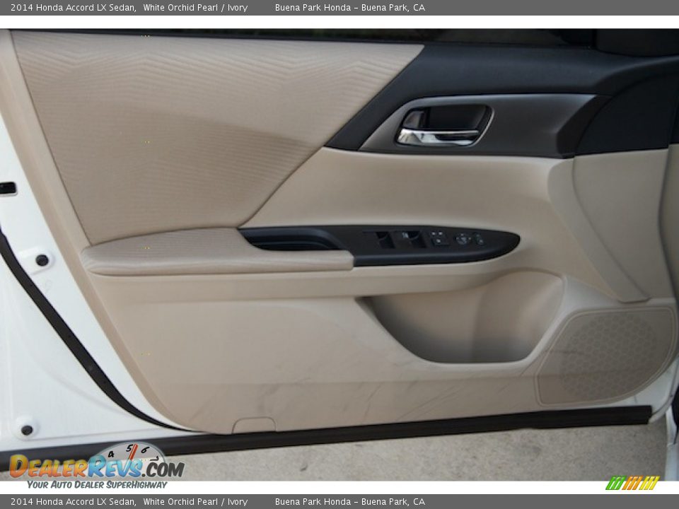 2014 Honda Accord LX Sedan White Orchid Pearl / Ivory Photo #21