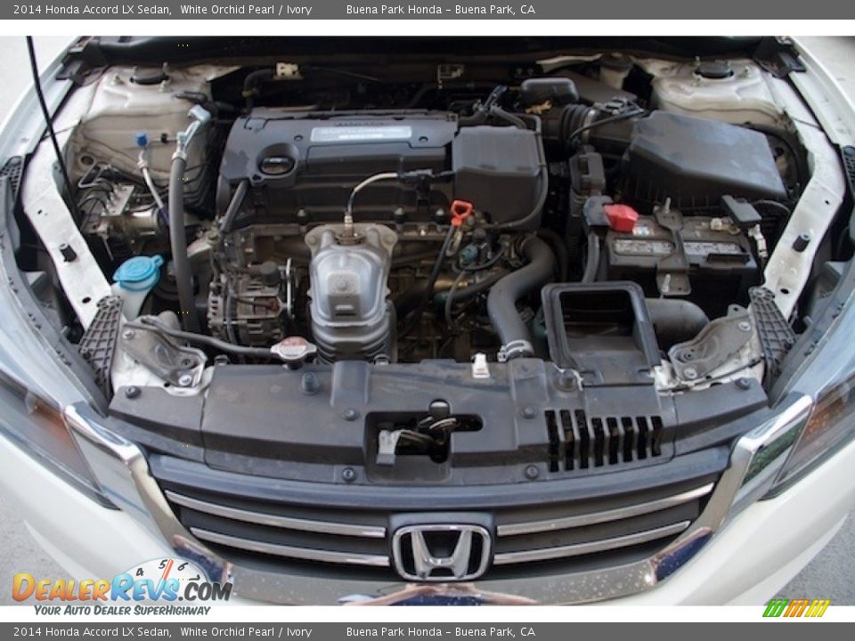 2014 Honda Accord LX Sedan White Orchid Pearl / Ivory Photo #25