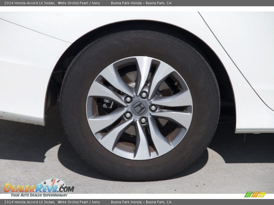2014 Honda Accord LX Sedan White Orchid Pearl / Ivory Photo #26