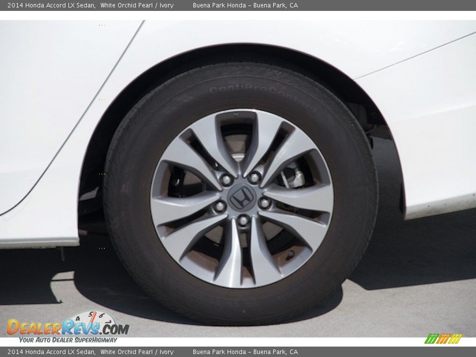 2014 Honda Accord LX Sedan White Orchid Pearl / Ivory Photo #28