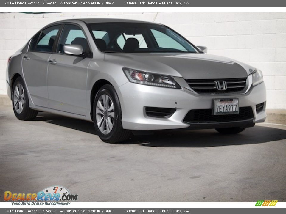 2014 Honda Accord LX Sedan Alabaster Silver Metallic / Black Photo #1