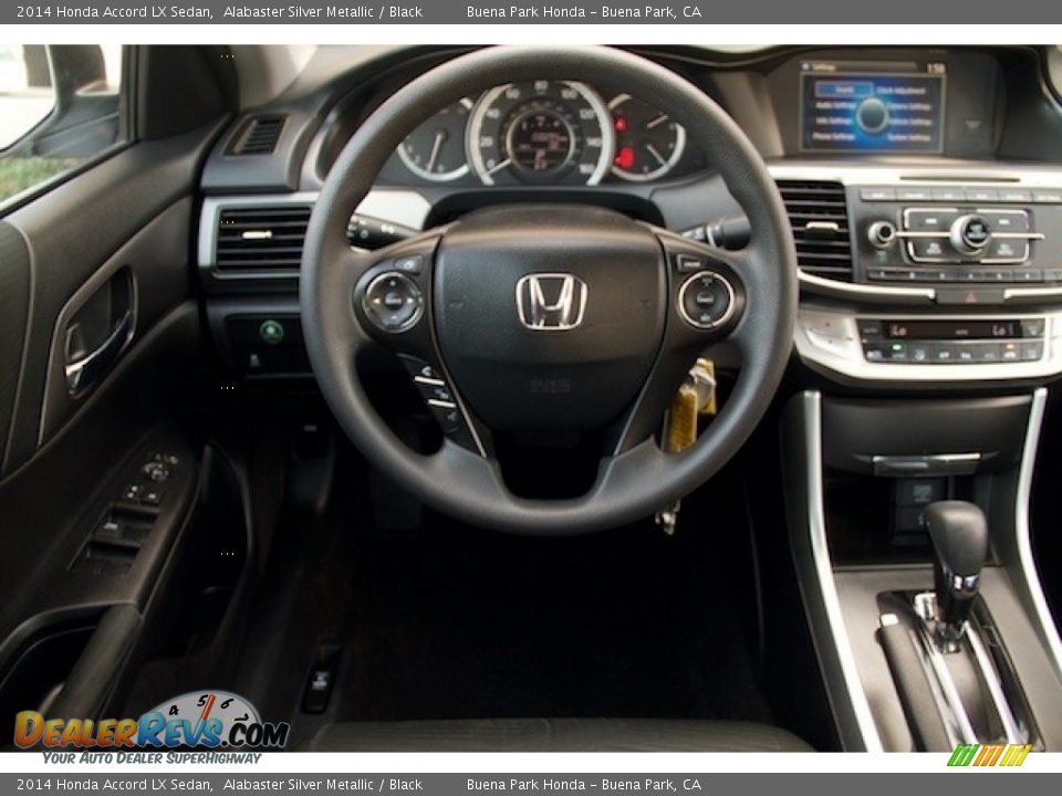 2014 Honda Accord LX Sedan Alabaster Silver Metallic / Black Photo #5