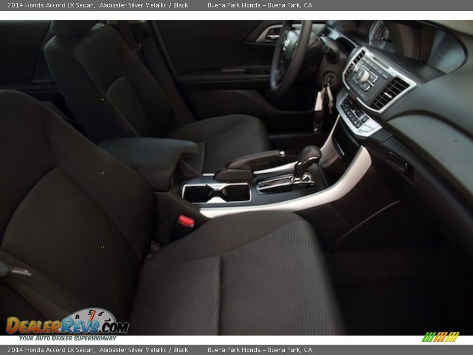 2014 Honda Accord LX Sedan Alabaster Silver Metallic / Black Photo #16