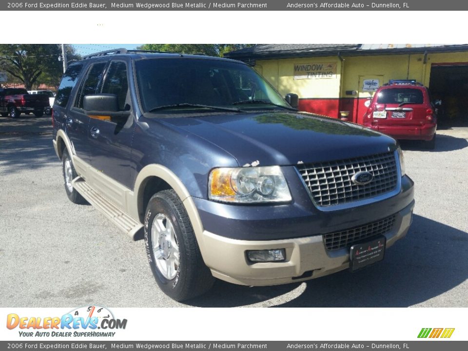 2006 Ford Expedition Eddie Bauer Medium Wedgewood Blue Metallic / Medium Parchment Photo #1