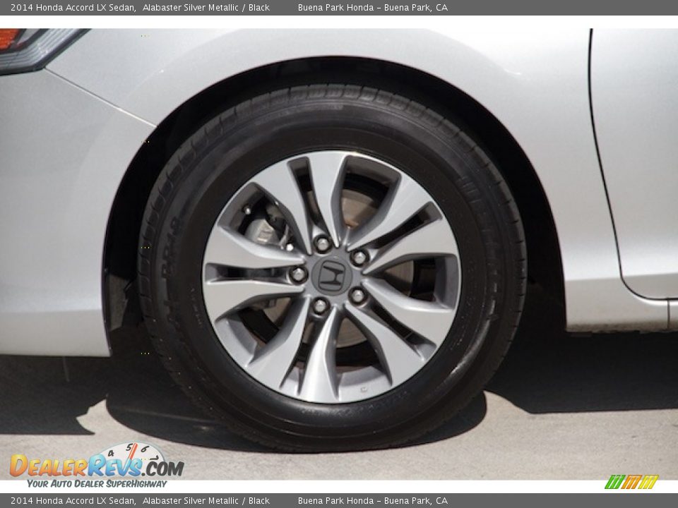 2014 Honda Accord LX Sedan Alabaster Silver Metallic / Black Photo #29