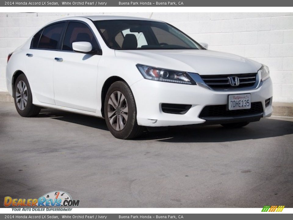 2014 Honda Accord LX Sedan White Orchid Pearl / Ivory Photo #1