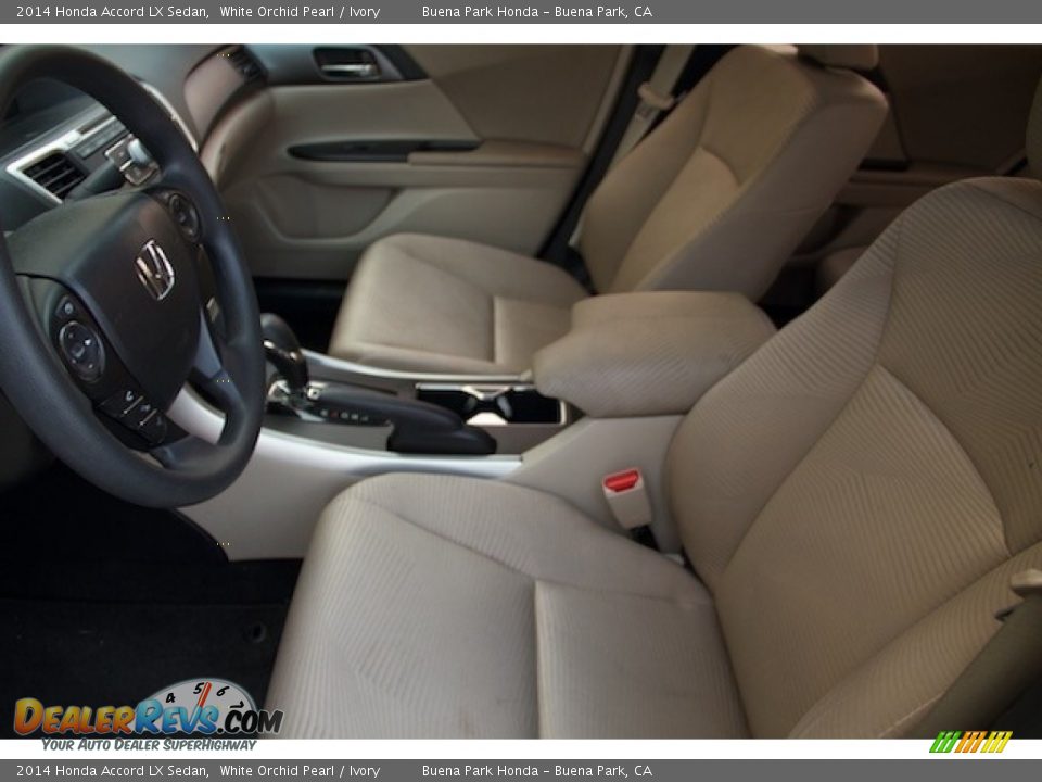 2014 Honda Accord LX Sedan White Orchid Pearl / Ivory Photo #3