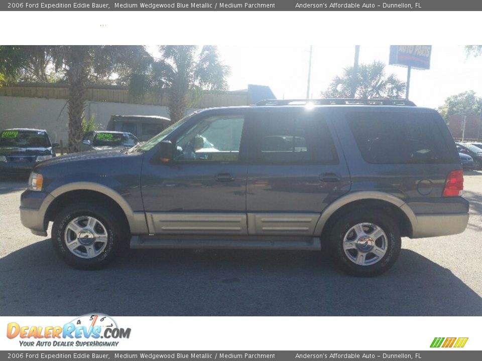 2006 Ford Expedition Eddie Bauer Medium Wedgewood Blue Metallic / Medium Parchment Photo #6