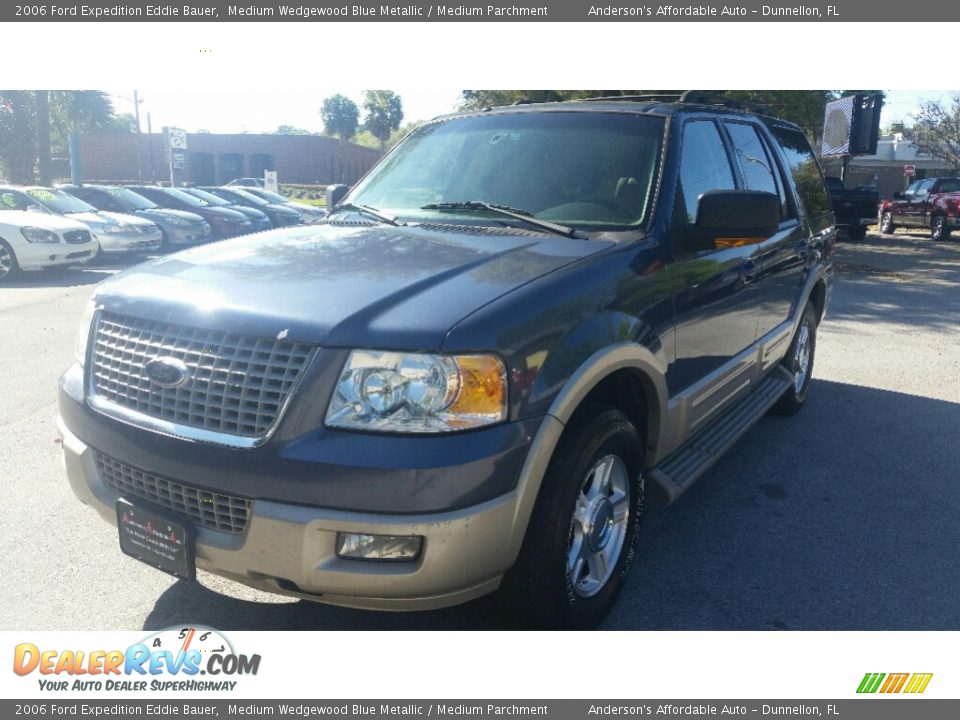 2006 Ford Expedition Eddie Bauer Medium Wedgewood Blue Metallic / Medium Parchment Photo #7