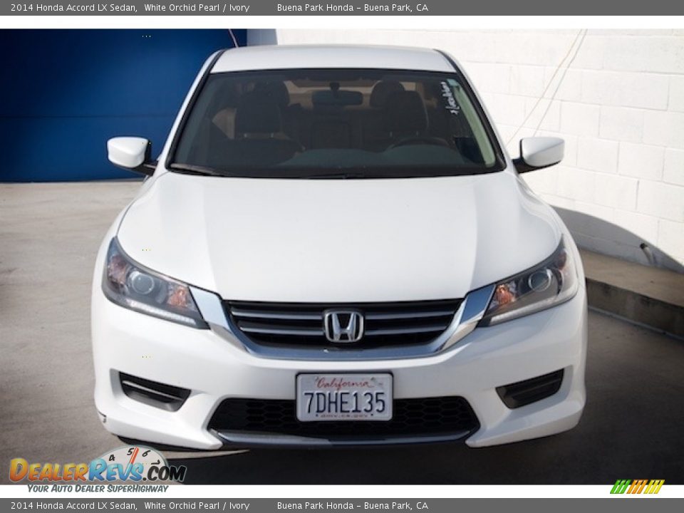 2014 Honda Accord LX Sedan White Orchid Pearl / Ivory Photo #7