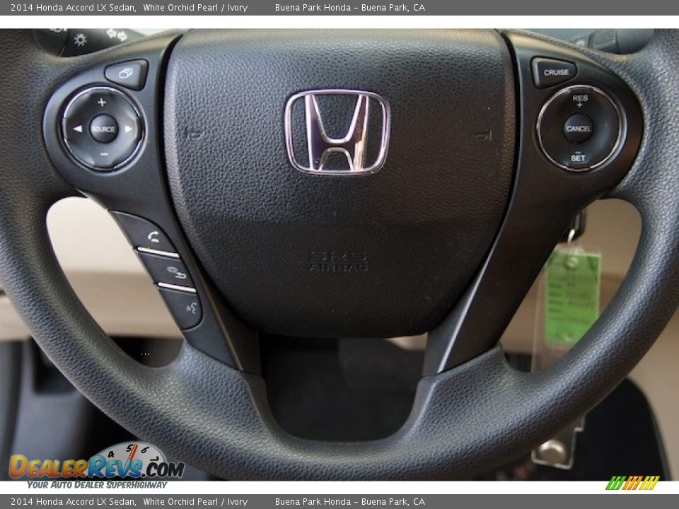 2014 Honda Accord LX Sedan White Orchid Pearl / Ivory Photo #11