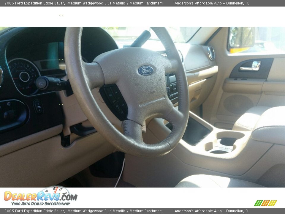 2006 Ford Expedition Eddie Bauer Medium Wedgewood Blue Metallic / Medium Parchment Photo #11