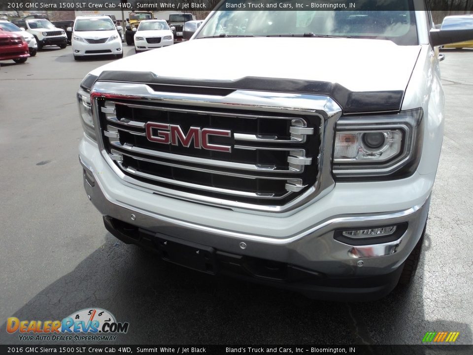 2016 GMC Sierra 1500 SLT Crew Cab 4WD Summit White / Jet Black Photo #36