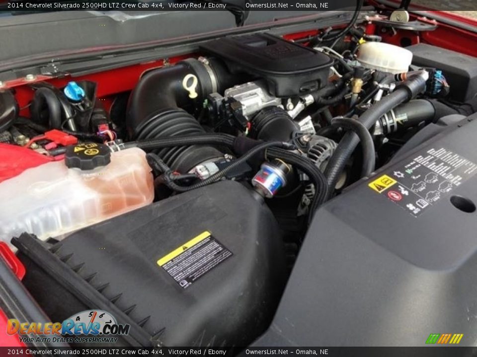 2014 Chevrolet Silverado 2500HD LTZ Crew Cab 4x4 Victory Red / Ebony Photo #7
