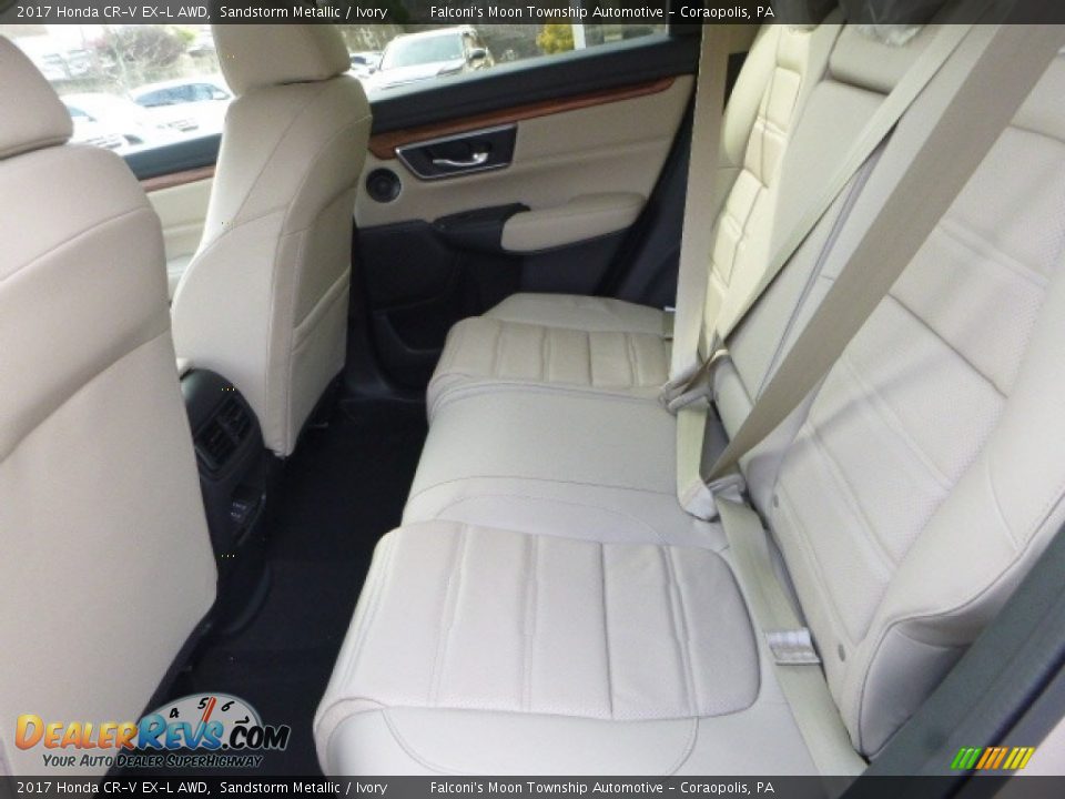 Rear Seat of 2017 Honda CR-V EX-L AWD Photo #9