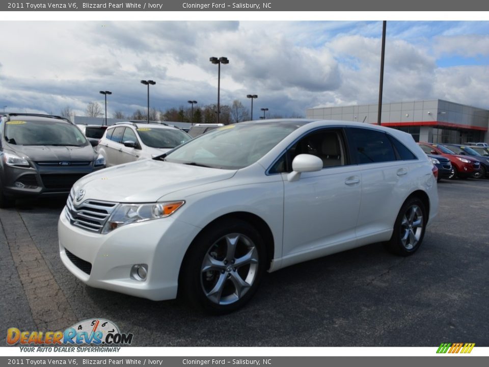 2011 Toyota Venza V6 Blizzard Pearl White / Ivory Photo #6