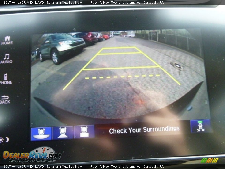 2017 Honda CR-V EX-L AWD Sandstorm Metallic / Ivory Photo #15