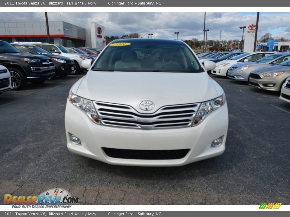 2011 Toyota Venza V6 Blizzard Pearl White / Ivory Photo #7