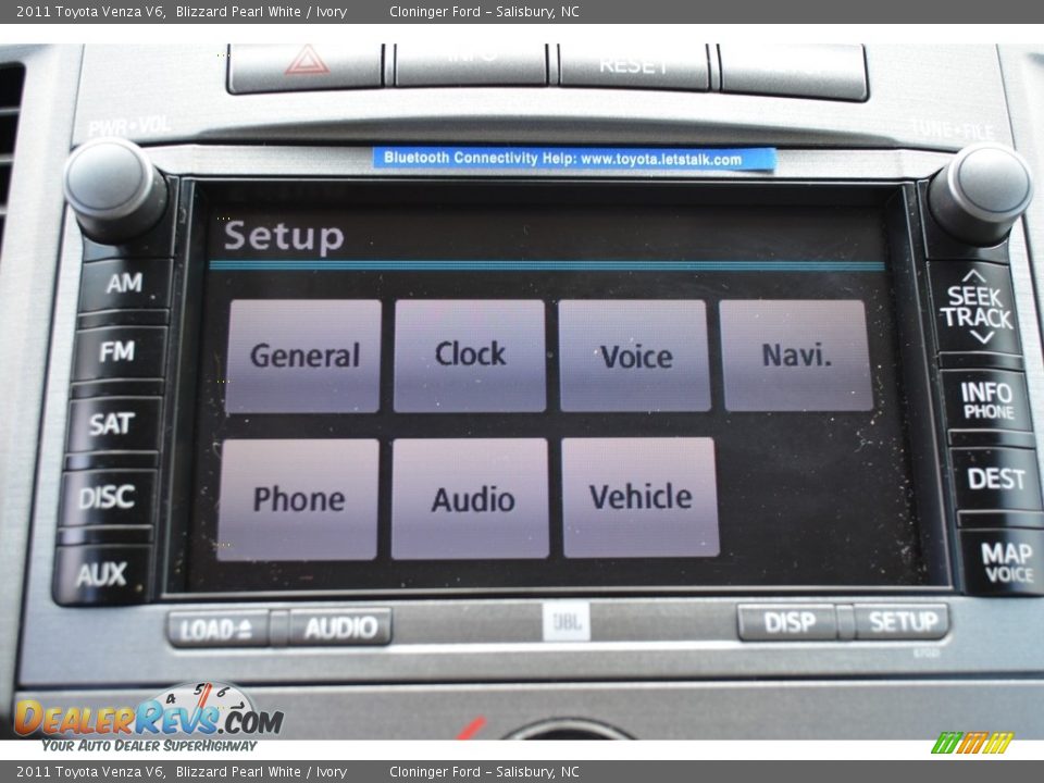 2011 Toyota Venza V6 Blizzard Pearl White / Ivory Photo #19