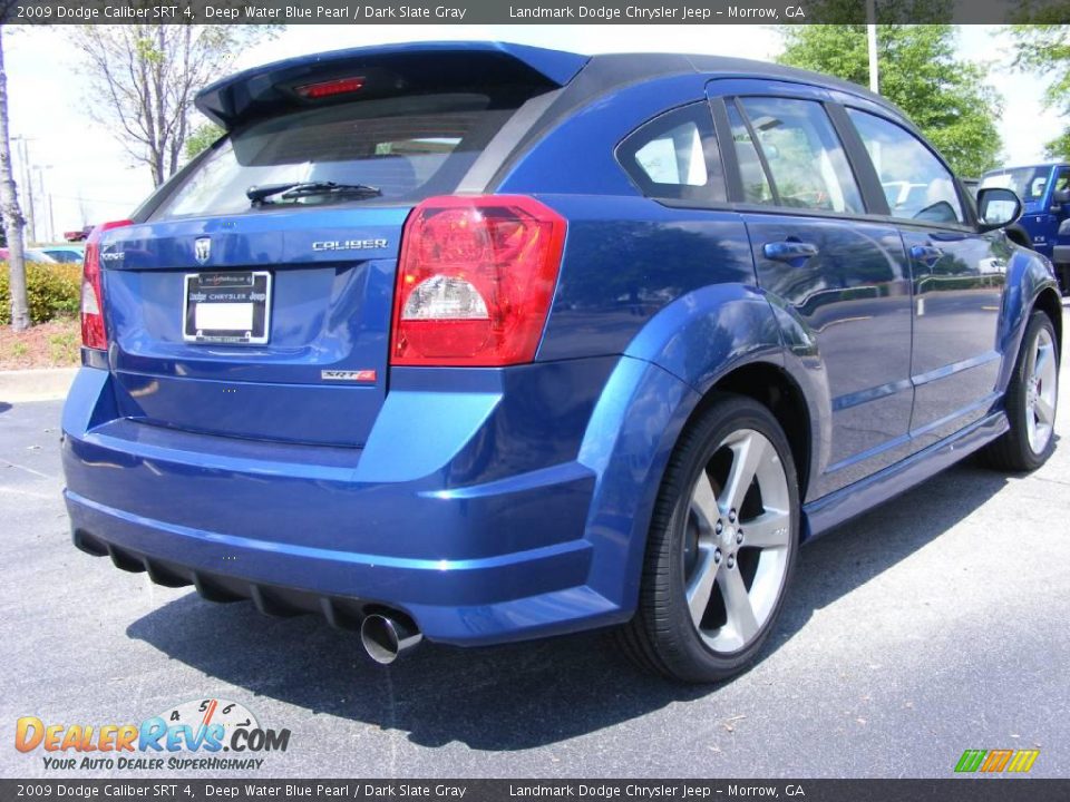 2009 Dodge Caliber SRT 4 Deep Water Blue Pearl / Dark Slate Gray Photo #3