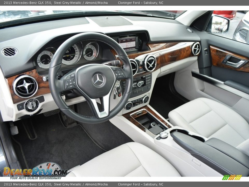 2013 Mercedes-Benz GLK 350 Steel Grey Metallic / Almond/Mocha Photo #11
