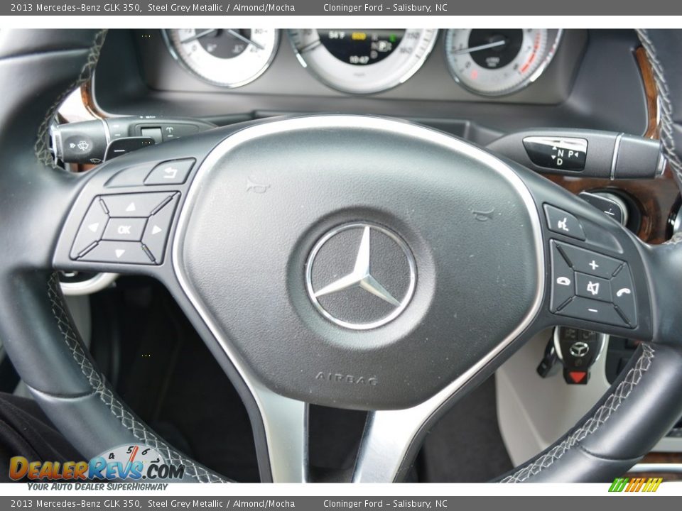 2013 Mercedes-Benz GLK 350 Steel Grey Metallic / Almond/Mocha Photo #22
