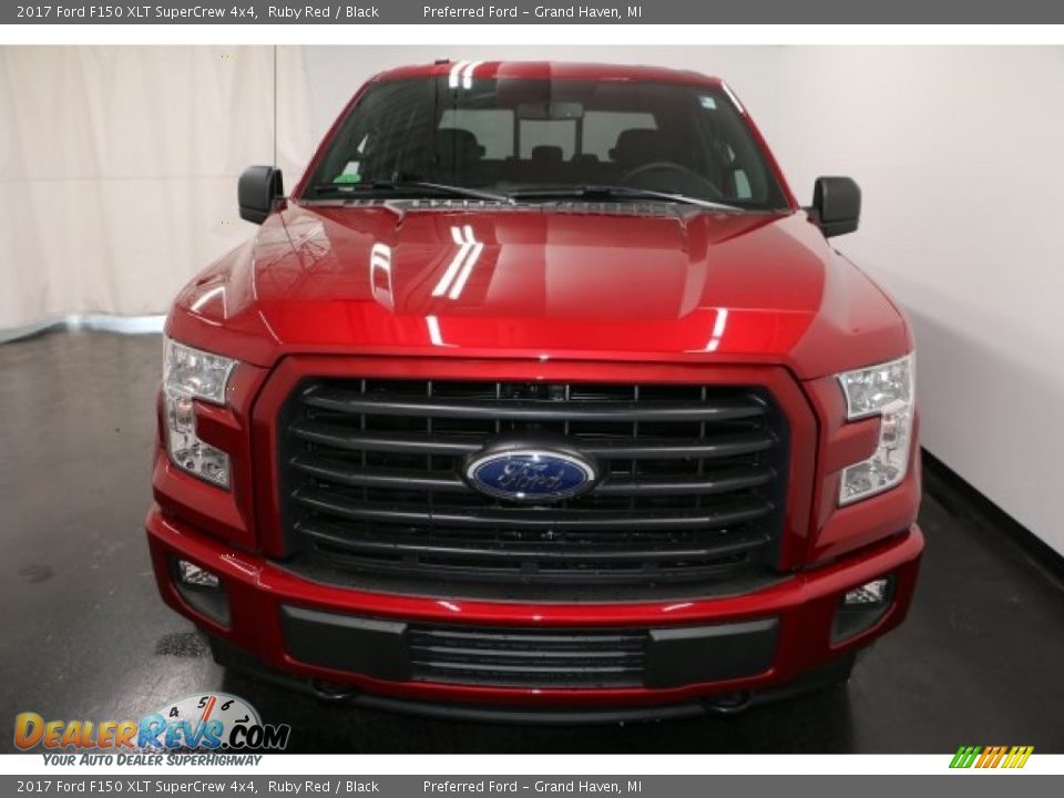 2017 Ford F150 XLT SuperCrew 4x4 Ruby Red / Black Photo #6