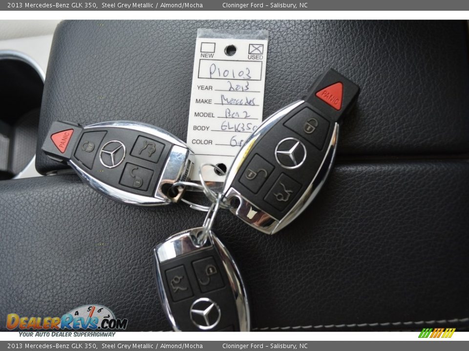 2013 Mercedes-Benz GLK 350 Steel Grey Metallic / Almond/Mocha Photo #27