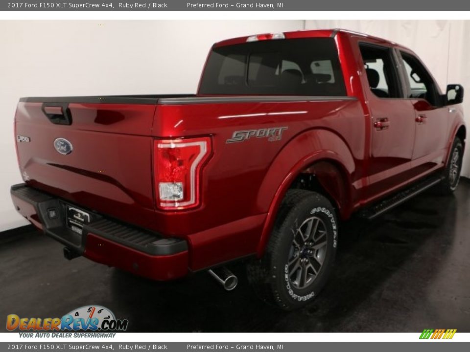 2017 Ford F150 XLT SuperCrew 4x4 Ruby Red / Black Photo #8