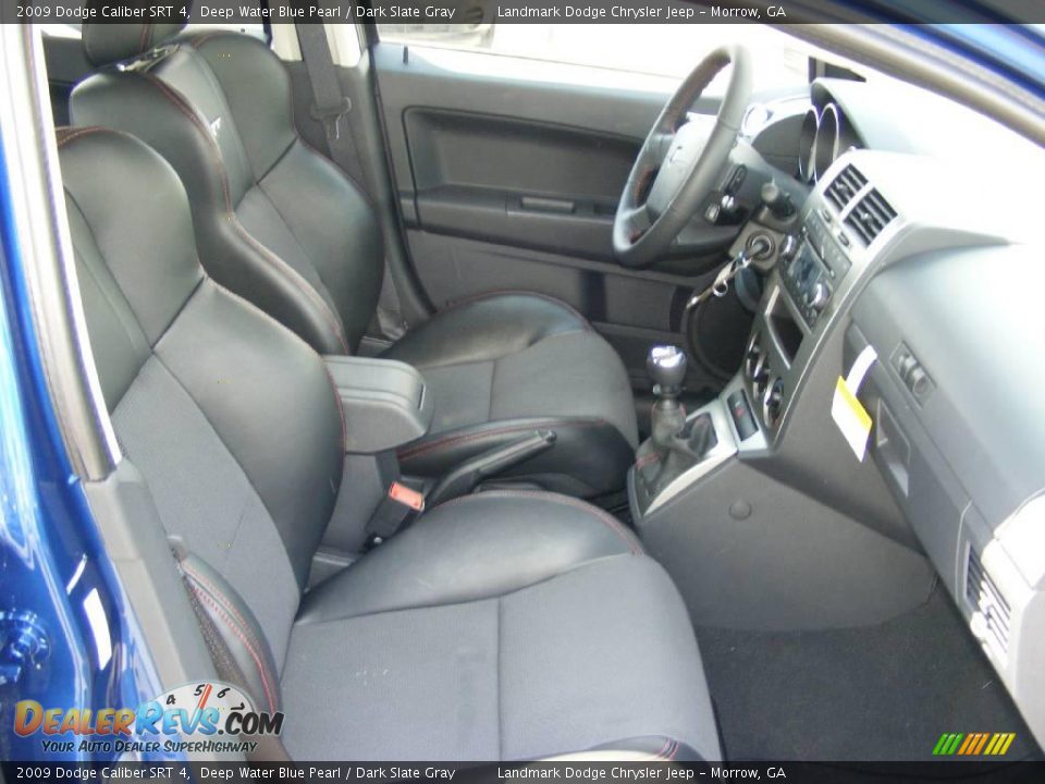 2009 Dodge Caliber SRT 4 Deep Water Blue Pearl / Dark Slate Gray Photo #9