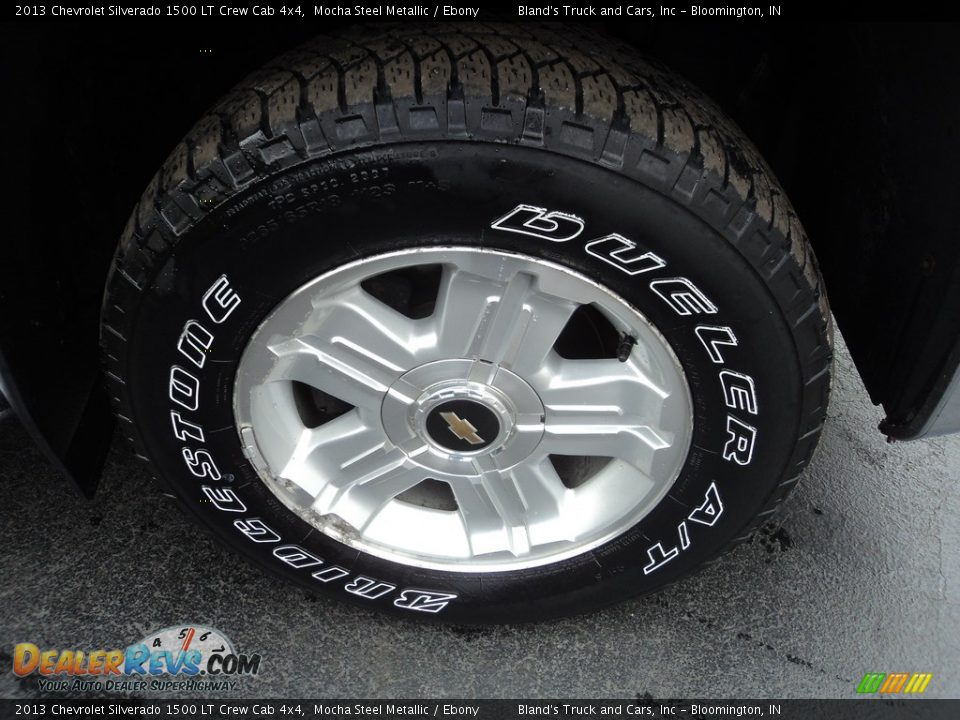 2013 Chevrolet Silverado 1500 LT Crew Cab 4x4 Mocha Steel Metallic / Ebony Photo #26