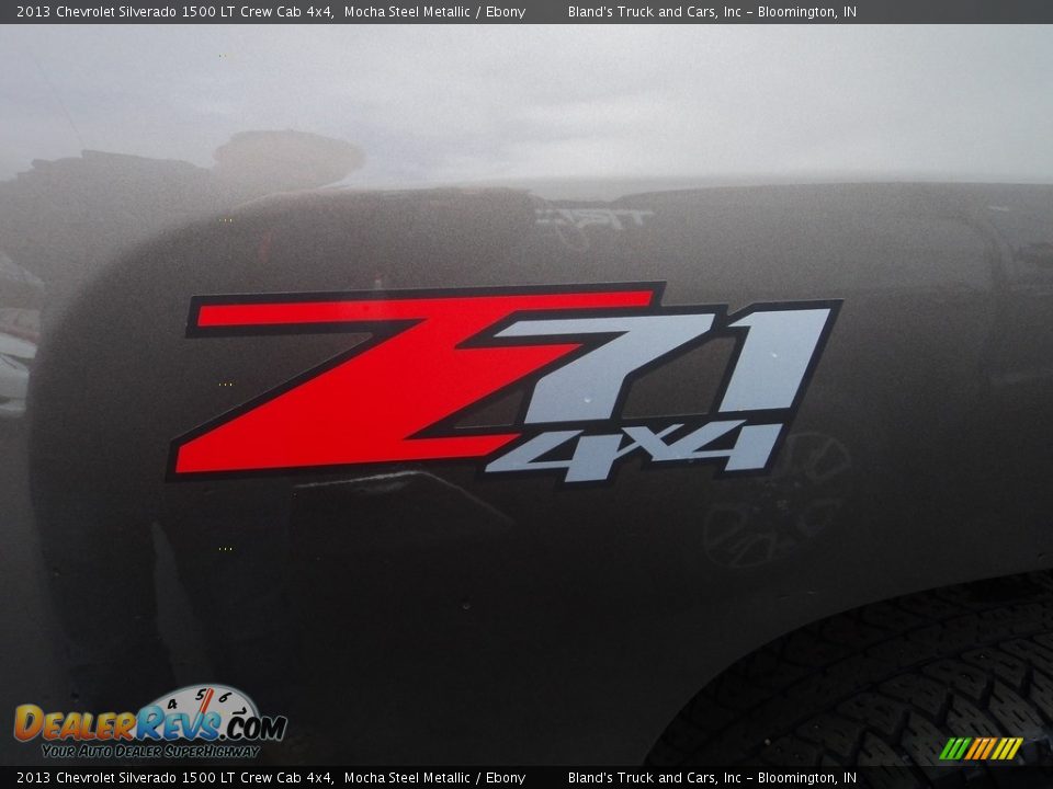 2013 Chevrolet Silverado 1500 LT Crew Cab 4x4 Mocha Steel Metallic / Ebony Photo #28