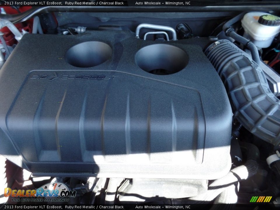 2013 Ford Explorer XLT EcoBoost Ruby Red Metallic / Charcoal Black Photo #6