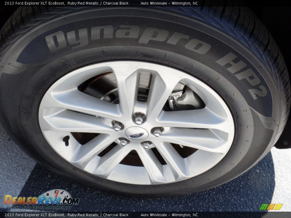 2013 Ford Explorer XLT EcoBoost Ruby Red Metallic / Charcoal Black Photo #7
