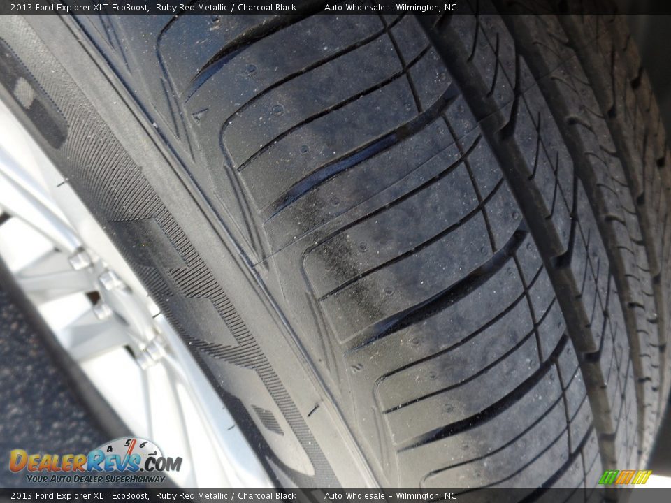 2013 Ford Explorer XLT EcoBoost Ruby Red Metallic / Charcoal Black Photo #8