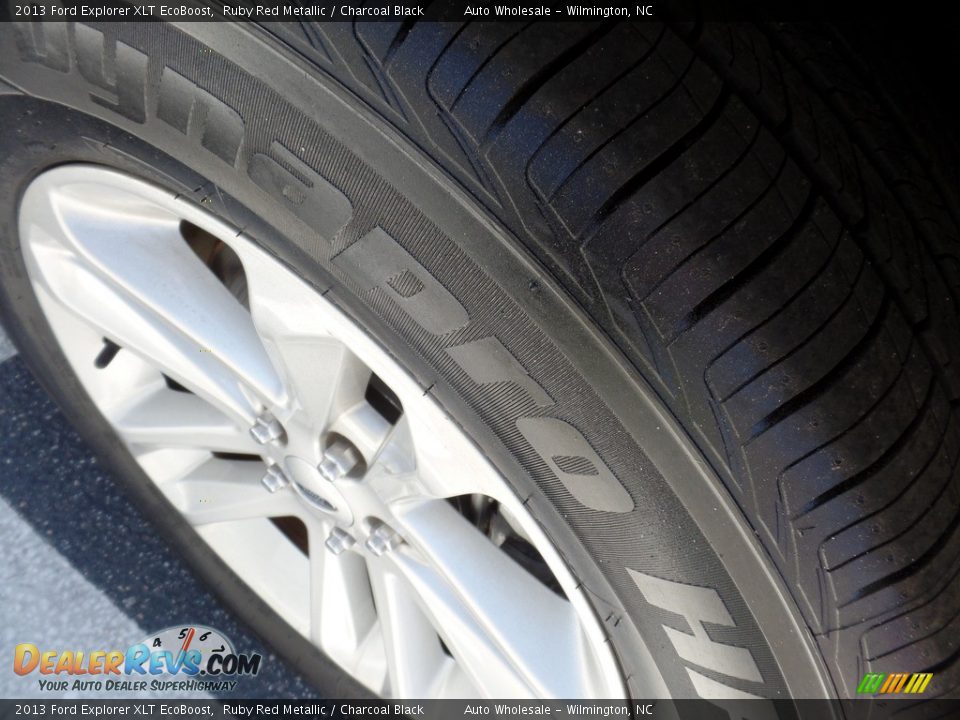 2013 Ford Explorer XLT EcoBoost Ruby Red Metallic / Charcoal Black Photo #9