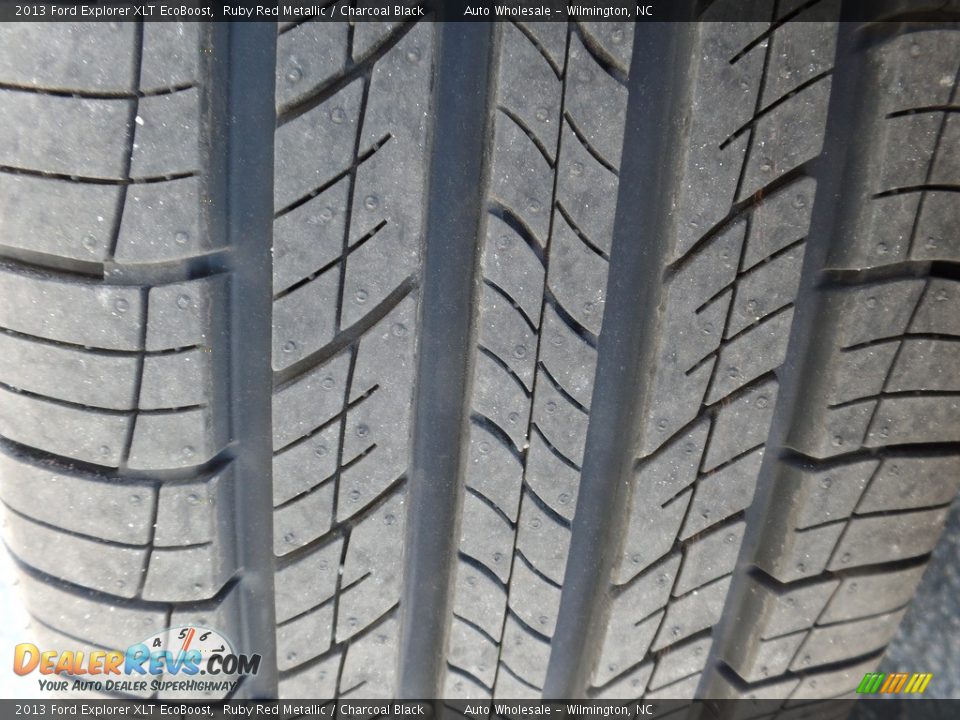 2013 Ford Explorer XLT EcoBoost Ruby Red Metallic / Charcoal Black Photo #10