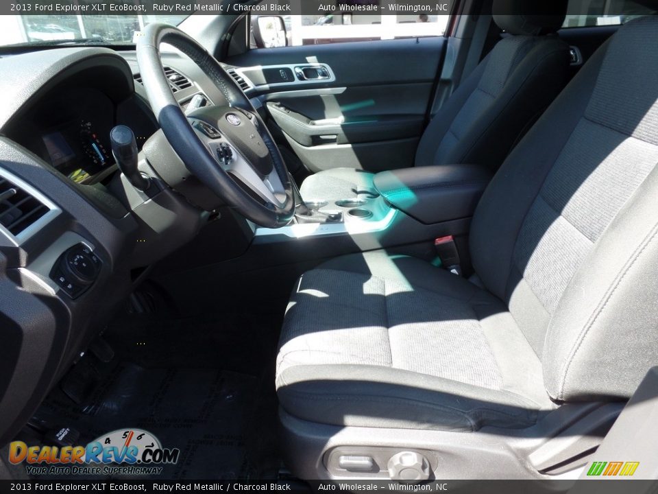 2013 Ford Explorer XLT EcoBoost Ruby Red Metallic / Charcoal Black Photo #11