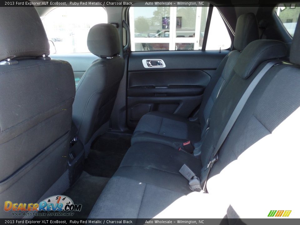 2013 Ford Explorer XLT EcoBoost Ruby Red Metallic / Charcoal Black Photo #12